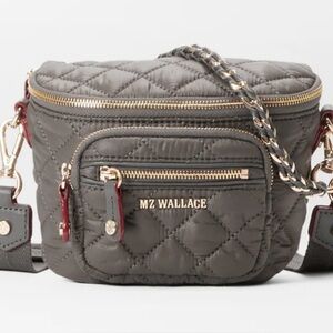 MZ Wallace Micro Crosby Crossbody Bag in Magnet